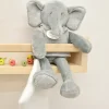 Doudou et Compagnie Doudou Elephant gris avec mouchoir - Sweety - 25 cm