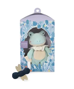 Doudou et Compagnie Doudou grenouille verte avec libellule - "Ma petite grenouille"