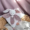 Doudou et Compagnie Doudou LAPIN blanc avec pétales - BOH'AIME -