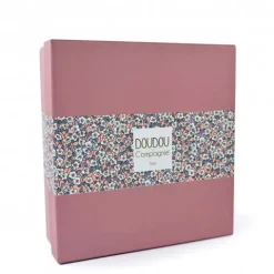 Doudou et Compagnie Doudou LAPIN blanc avec pétales - BOH'AIME -