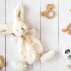 Doudou et Compagnie Doudou Lapin Bonbon Taupe - 26 cm