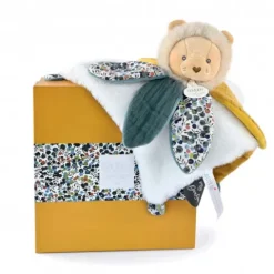 Doudou et Compagnie Doudou LION avec pétales - BOH'AIME - 27 cm