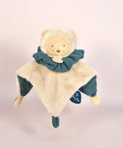 Doudou et Compagnie Doudou Lion marron - Cocon - Balle d'éveil - 3 EN 1