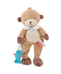 Doudou et Compagnie Doudou Loutre marron avec poisson - "Ma petite Louloutre"