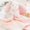 Doudou et Compagnie Doudou mouchoir lapin rose - 10 cm - Boite fleur