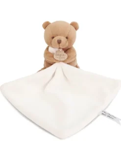 Doudou et Compagnie Doudou mouchoir- Mon petit ourson - Marron - 10 cm