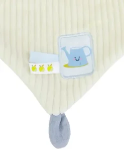 Doudou et Compagnie Doudou plat hochet billes - Renard Romarin - 21 cm