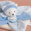 Doudou et Compagnie Doudou plat Ours Collector bleu - 24 cm