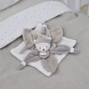 Doudou et Compagnie Doudou plat Ours Collector taupe - 24 cm