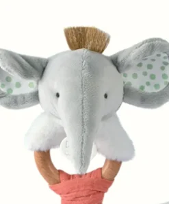 Doudou et Compagnie Hochet bébé éléphant - 15 cm