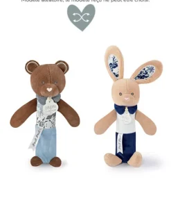 Doudou et Compagnie Hochet Pouet Bleu - BOH'AIME