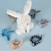 Doudou et Compagnie Lapin blanc avec chouchou -12 cm - Modèle aléatoire
