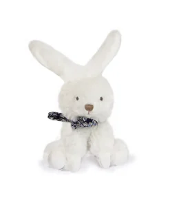 Doudou et Compagnie Lapin blanc avec chouchou -12 cm - Modèle aléatoire