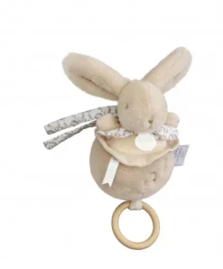 Doudou et Compagnie Lapin DOUDOU® - Boite à musique Beige