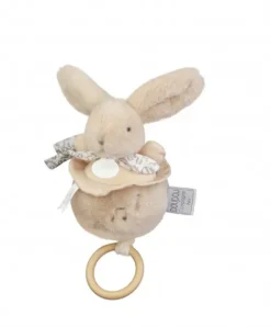 Doudou et Compagnie Lapin DOUDOU® - Boite à musique Beige