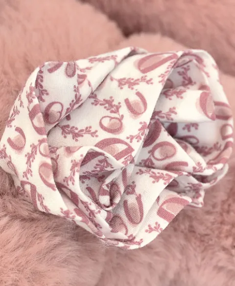 Doudou et Compagnie Lapin DOUDOU® - Peluche lapin Rose poudré - 25 cm