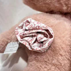 Doudou et Compagnie Lapin DOUDOU® - Peluche lapin Rose poudré - 25 cm