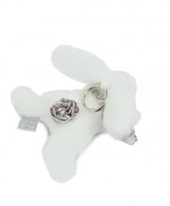 Doudou et Compagnie Lapin DOUDOU® - Porte-clés - Blanc