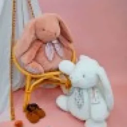 Doudou et Compagnie Lapin geant - LAPIN DOUDOU 42 cm - Blanc