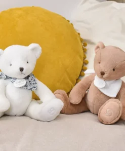 Doudou et Compagnie L'Ours Doudou® - Ours en peluche marron clair - 25 cm