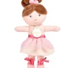 Doudou et Compagnie Ma poupée ballerine - Blanche - 25 cm