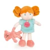 Doudou et Compagnie Ma première poupée douce Verte - Mlle menthe - 21 cm