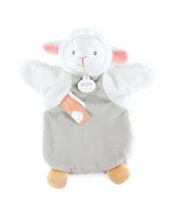 Doudou et Compagnie Marionnette à Main Agneau - 25 cm
