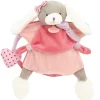 Doudou et Compagnie Marionnette à main Chien Toopi girl rose - 28 cm