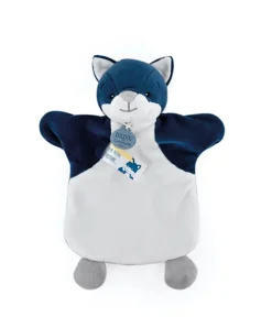 Doudou et Compagnie Marionnette à Main Loup - 25 cm