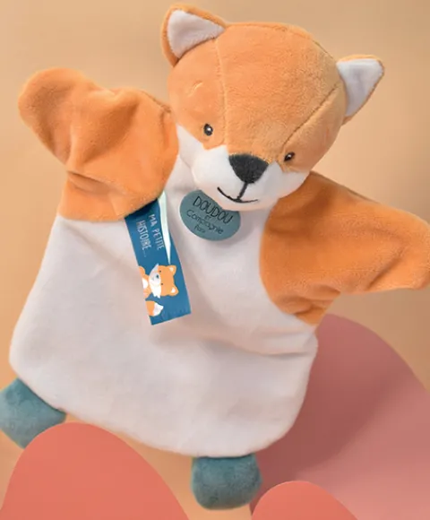 Doudou et Compagnie Marionnette à Main Renard - 25 cm