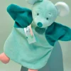 Doudou et Compagnie Marionnette à Main Souris verte - 25 cm