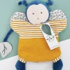 Doudou et Compagnie Marionnette coton BIO Pollen l'abeille - 25 cm