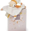 Doudou et Compagnie Mini doudou ours beige - 20 cm