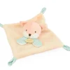 Doudou et Compagnie Mini Doudou renard plat orange - 19 cm