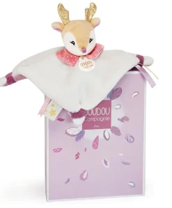 Doudou et Compagnie Mini doudou renne beige - 20 cm