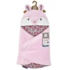Doudou et Compagnie Nid d'ange bébé rose petit faon - BOH'AIME
