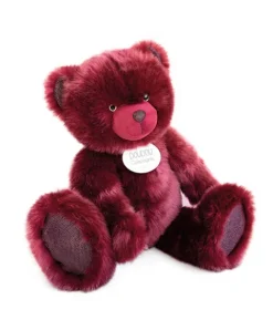 Doudou et Compagnie Ours en peluche bois de rose- Collection - 60 cm