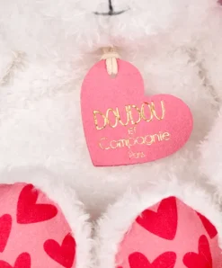 Doudou et Compagnie OURS JE T'AIME en sac cadeau - 25 cm