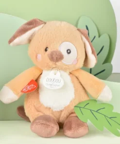 Doudou et Compagnie Peluche chien - 17 cm - DOUDOU de la ferme avec boite sonore