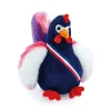 Doudou et Compagnie Peluche coq bleu marine - 24 cm - Fabriqué en France