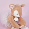 Doudou et Compagnie Peluche faon Ballerine beige - 30 cm