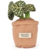 Doudou et Compagnie Peluche fleur - 9 cm - Botanique - Pois Jaune
