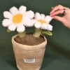 Doudou et Compagnie Peluche fleur - Marguerite - 25 cm