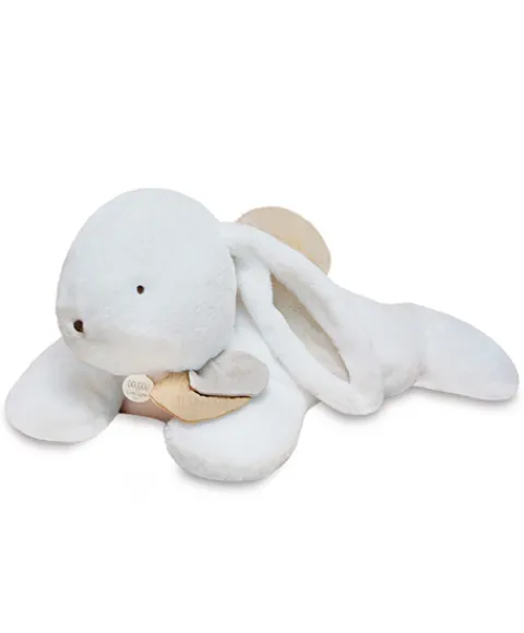 Doudou et Compagnie Peluche géante XXL Lapin beige - Happy Wild - 80 cm