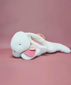 Doudou et Compagnie Peluche géante XXL Lapin beige - Happy Boho - 80 cm