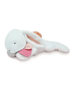 Doudou et Compagnie Peluche géante XXL Lapin beige - Happy Boho - 80 cm