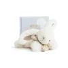 Doudou et Compagnie Peluche Lapin Bonbon Taupe - 16 cm