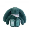 Doudou et Compagnie Peluche lapin vert 25 cm - Lapin Fleurette