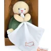 Doudou et Compagnie Peluche Lion beige avec doudou mouchoir - 15 cm