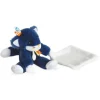 Doudou et Compagnie Peluche Loup avec Doudou Tiwipi - 21 cm